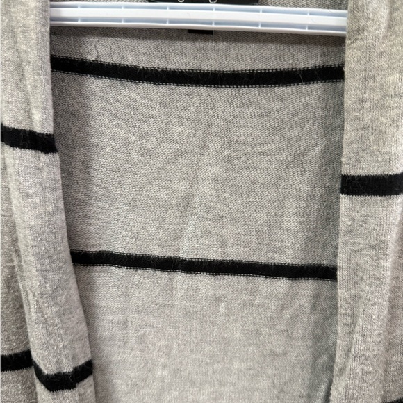 Gray Striped Sweater by Lily Morgan - Picture 4 of 4